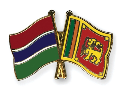 Fahnen Pins Gambia Sri-Lanka