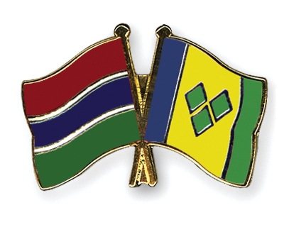 Fahnen Pins Gambia St-Vincent-und-die-Grenadinen