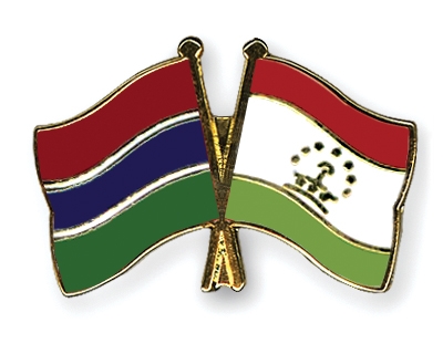 Fahnen Pins Gambia Tadschikistan