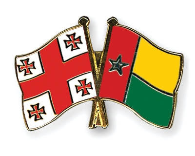 Fahnen Pins Georgien Guinea-Bissau