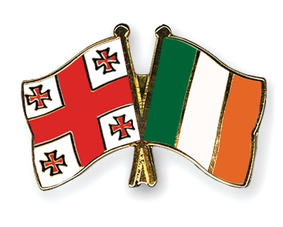 Fahnen Pins Georgien Irland
