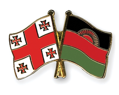 Fahnen Pins Georgien Malawi