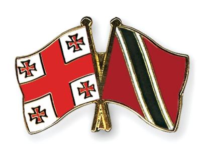 Fahnen Pins Georgien Trinidad-und-Tobago