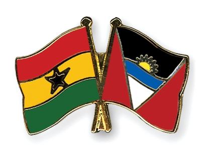 Fahnen Pins Ghana Antigua-und-Barbuda