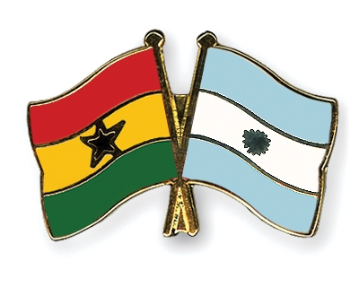 Fahnen Pins Ghana Argentinien