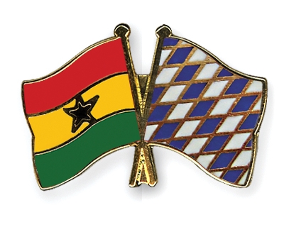 Fahnen Pins Ghana Bayern