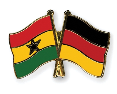 Fahnen Pins Ghana Deutschland