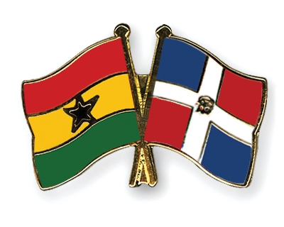Fahnen Pins Ghana Dominikanische-Republik