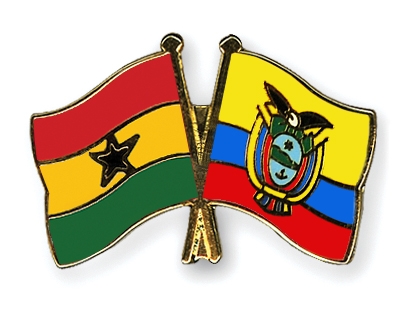 Fahnen Pins Ghana Ecuador