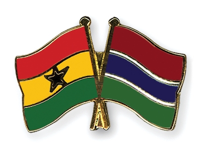 Fahnen Pins Ghana Gambia