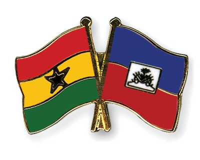 Fahnen Pins Ghana Haiti