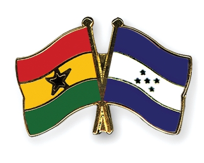 Fahnen Pins Ghana Honduras
