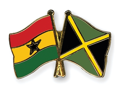 Fahnen Pins Ghana Jamaika