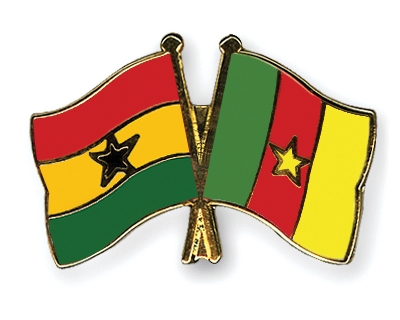 Fahnen Pins Ghana Kamerun