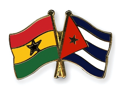 Fahnen Pins Ghana Kuba
