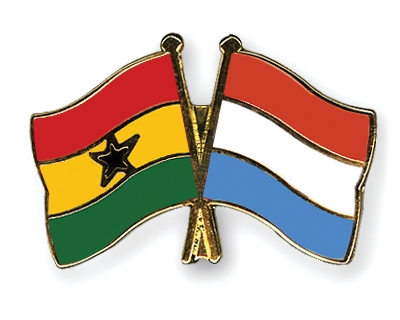 Fahnen Pins Ghana Luxemburg