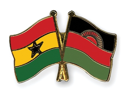 Fahnen Pins Ghana Malawi