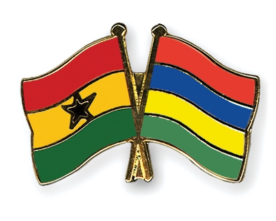Fahnen Pins Ghana Mauritius