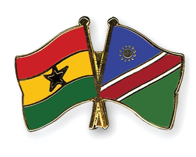 Fahnen Pins Ghana Namibia