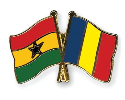 Fahnen Pins Ghana Rumnien