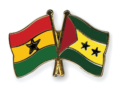 Fahnen Pins Ghana Sao-Tome-und-Principe