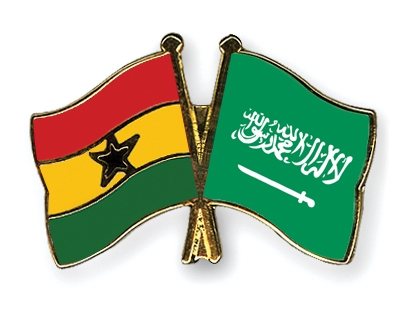 Fahnen Pins Ghana Saudi-Arabien