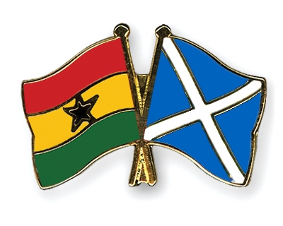 Fahnen Pins Ghana Schottland