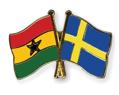 Fahnen Pins Ghana Schweden
