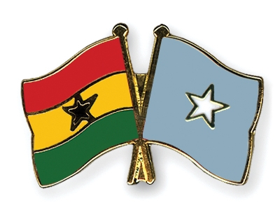 Fahnen Pins Ghana Somalia