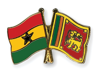 Fahnen Pins Ghana Sri-Lanka