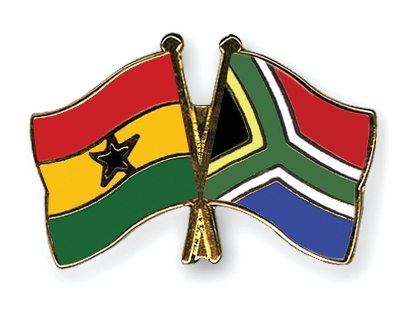 Fahnen Pins Ghana Sdafrika