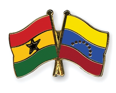 Fahnen Pins Ghana Venezuela