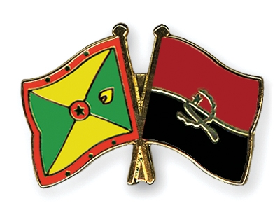 Fahnen Pins Grenada Angola