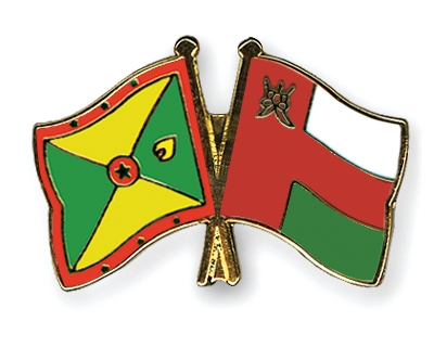 Fahnen Pins Grenada Oman