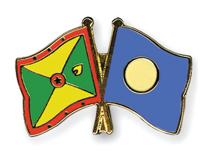 Fahnen Pins Grenada Palau
