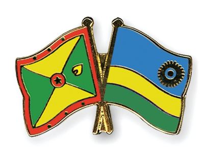 Fahnen Pins Grenada Ruanda