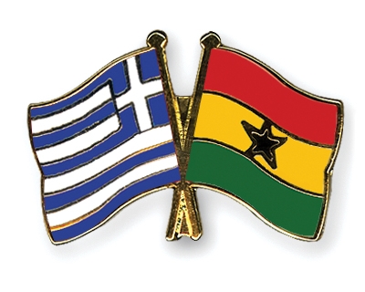Fahnen Pins Griechenland Ghana