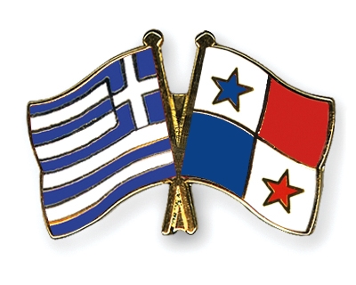 Fahnen Pins Griechenland Panama