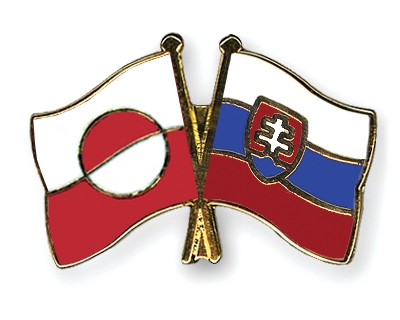 Fahnen Pins Grnland Slowakei