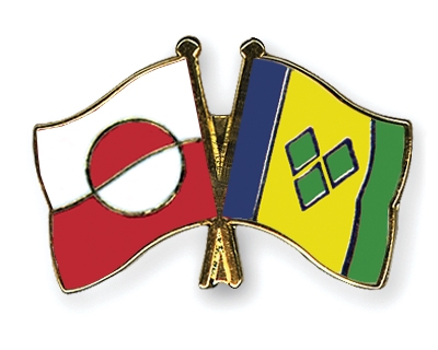 Fahnen Pins Grnland St-Vincent-und-die-Grenadinen