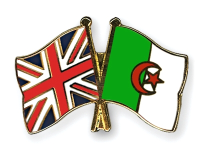 Fahnen Pins Grossbritannien Algerien