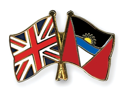 Fahnen Pins Grossbritannien Antigua-und-Barbuda