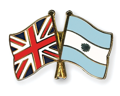 Fahnen Pins Grossbritannien Argentinien
