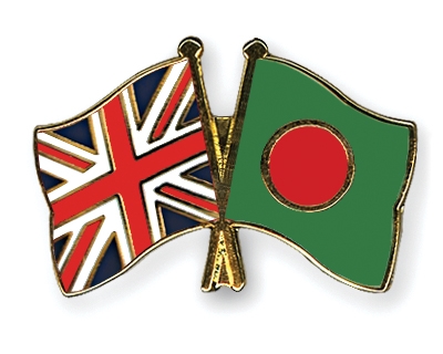 Fahnen Pins Grossbritannien Bangladesch