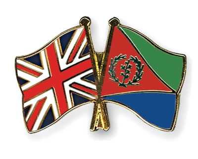 Fahnen Pins Grossbritannien Eritrea