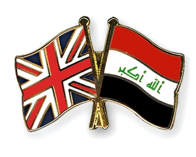 Fahnen Pins Grossbritannien Irak