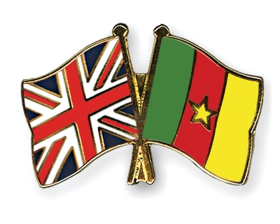 Fahnen Pins Grossbritannien Kamerun