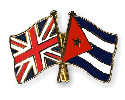Fahnen Pins Grossbritannien Kuba