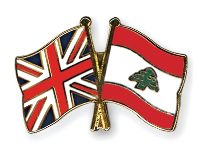 Fahnen Pins Grossbritannien Libanon