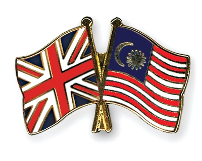 Fahnen Pins Grossbritannien Malaysia